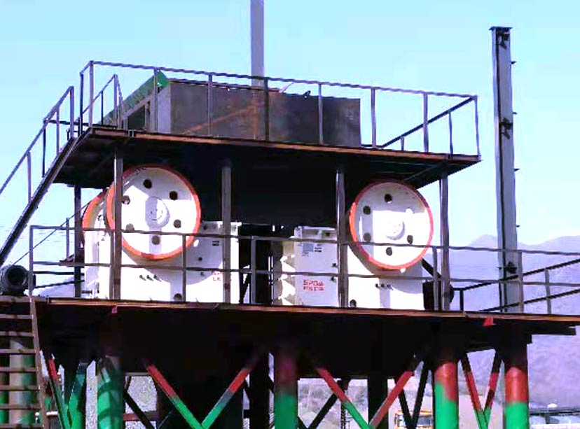 黃岡亞東碎石生產(chǎn)線現(xiàn)場(chǎng)