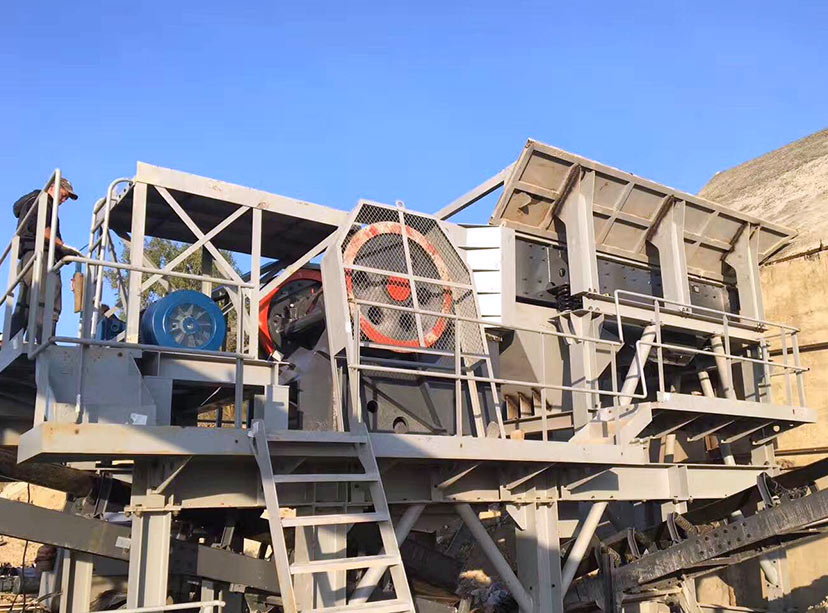 陜西西安碎石生產(chǎn)線現(xiàn)場