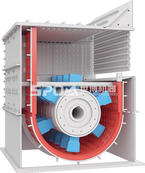 箱式破碎機(jī)工作原理圖 箱式破碎機(jī)工作原理圖