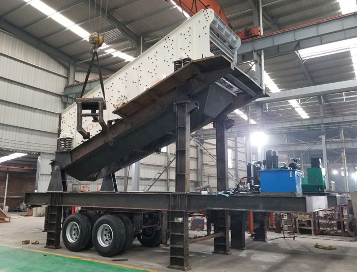 輪胎式移動(dòng)篩分機(jī) 輪胎式移動(dòng)篩分機(jī)