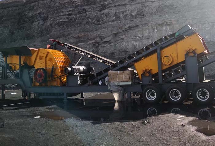 移動(dòng)式大型重錘式破碎站