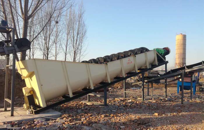 螺旋洗砂機(jī)客戶現(xiàn)場 螺旋洗砂機(jī)客戶現(xiàn)場