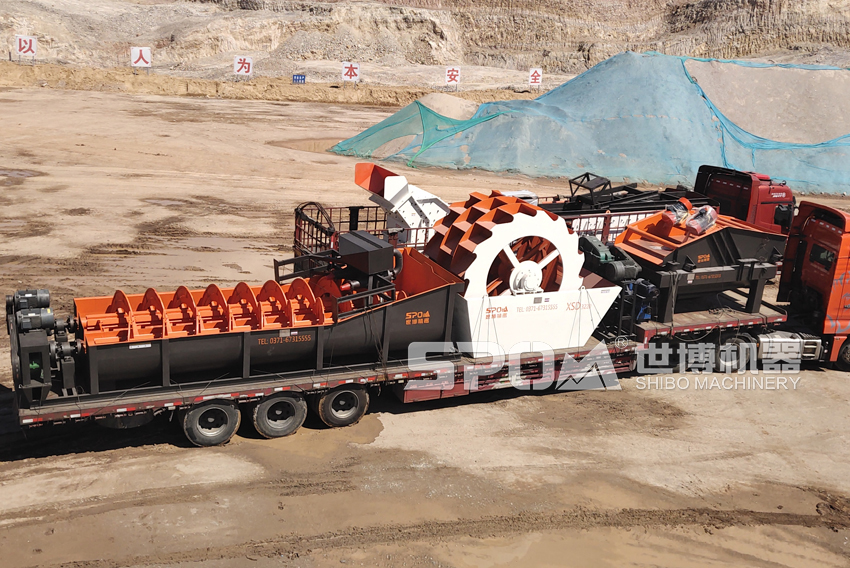 螺旋洗砂機(jī)發(fā)貨了 螺旋洗砂機(jī)發(fā)貨了