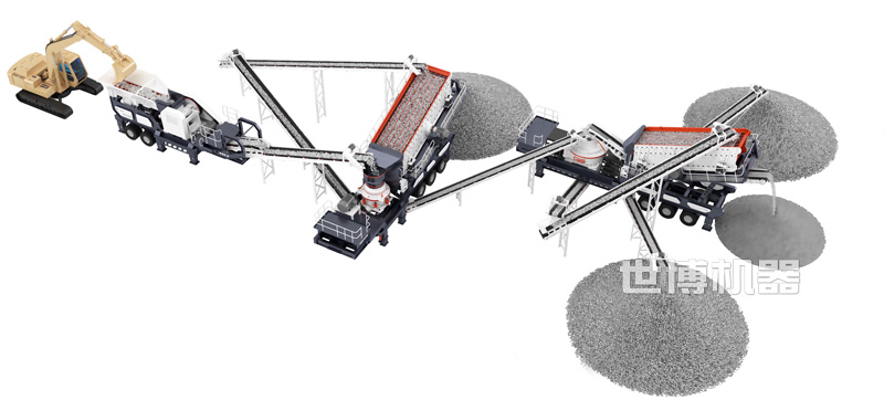 移動圓錐破碎站在生產(chǎn)線中的位置 移動圓錐破碎站在生產(chǎn)線中的位置