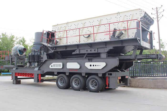 輪胎式半移動破碎機(jī) 輪胎式半移動破碎機(jī)