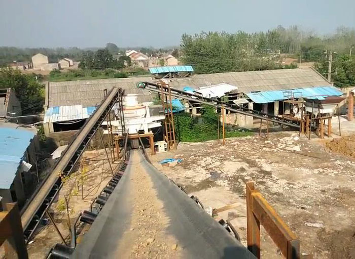 人工沙子生產(chǎn)現(xiàn)場 人工沙子生產(chǎn)現(xiàn)場