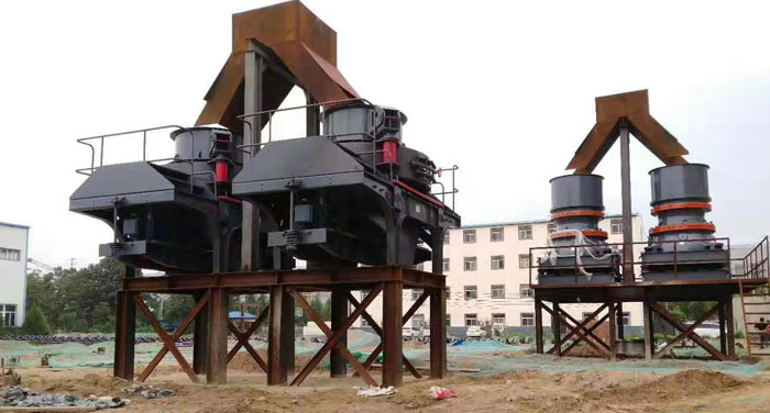 制砂設(shè)備安裝現(xiàn)場(chǎng) 制砂設(shè)備安裝現(xiàn)場(chǎng)