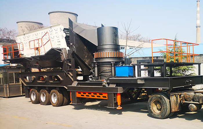 輪胎式移動石頭粉碎機(jī) 輪胎式移動石頭粉碎機(jī)