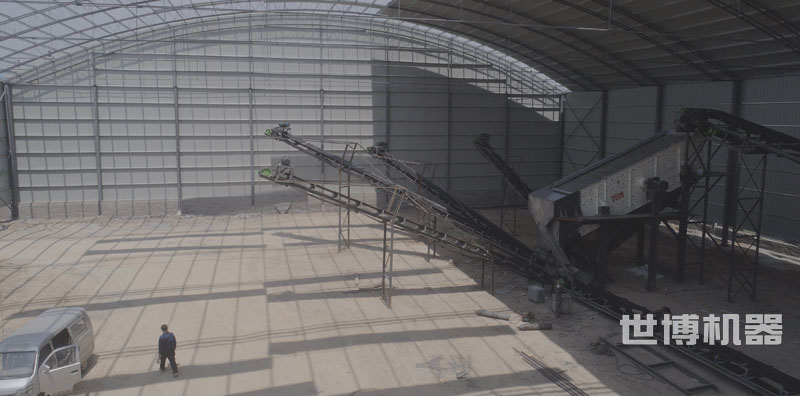 制砂生產(chǎn)線安裝現(xiàn)場 制砂生產(chǎn)線安裝現(xiàn)場