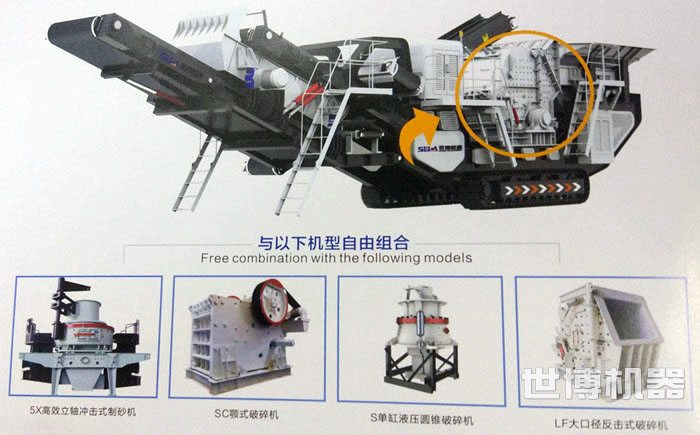 履帶式破碎站可以搭載的破碎機(jī) 履帶式破碎站可以搭載的破碎機(jī)