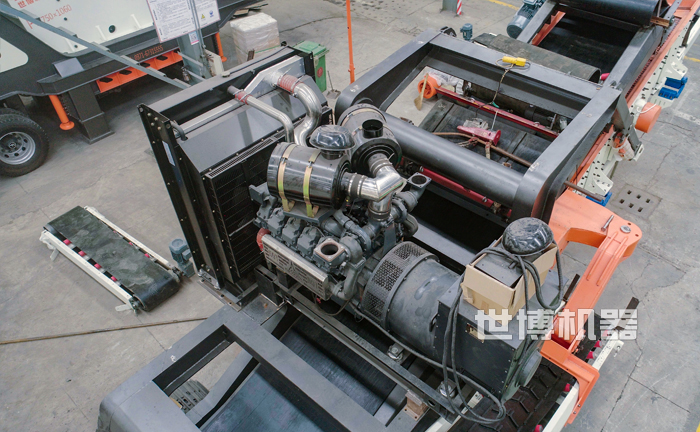 履帶式圓錐破碎站動力裝置 履帶式圓錐破碎站動力裝置