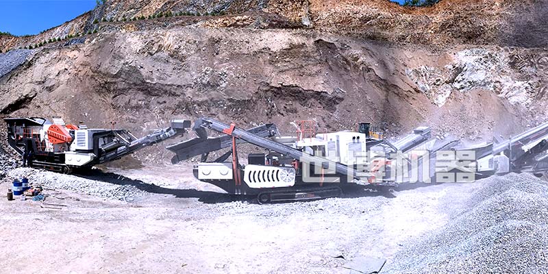 生產石子和沙子現(xiàn)場 生產石子和沙子現(xiàn)場