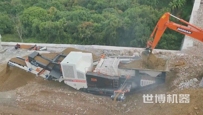 世博移動(dòng)破碎站工作現(xiàn)場 世博移動(dòng)破碎站工作現(xiàn)場