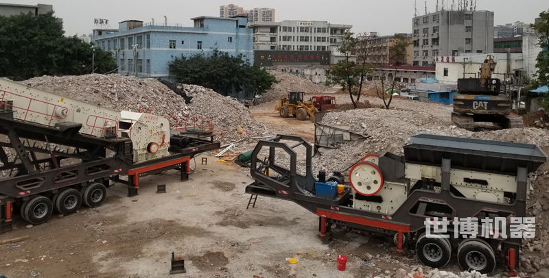 移動破碎生產線 移動破碎生產線