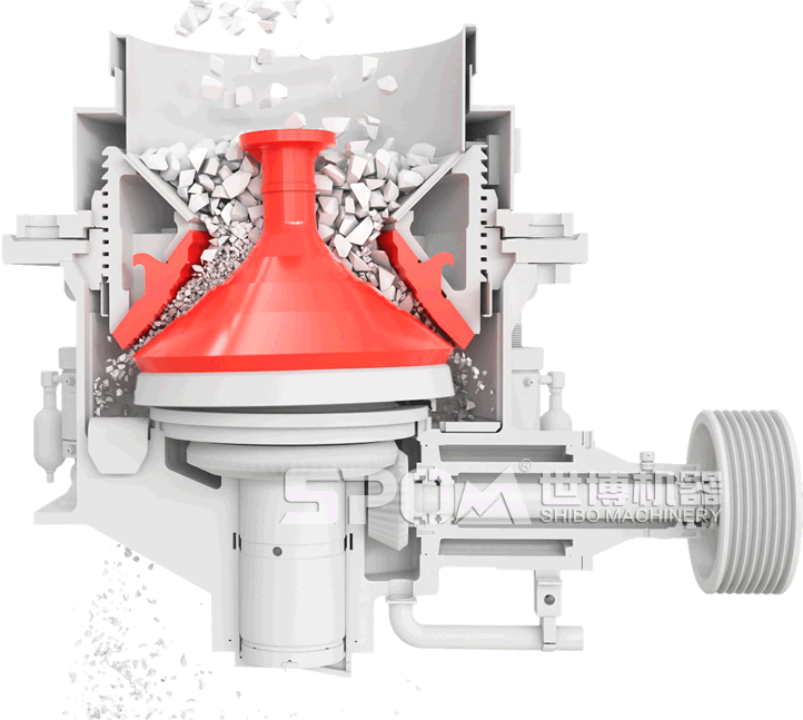 圓錐破碎機(jī)工作原理 圓錐破碎機(jī)工作原理