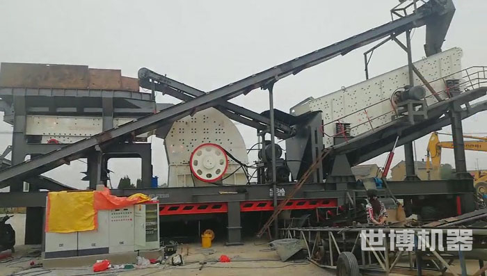 三合一移動式重錘破篩分站 三合一移動式重錘破篩分站