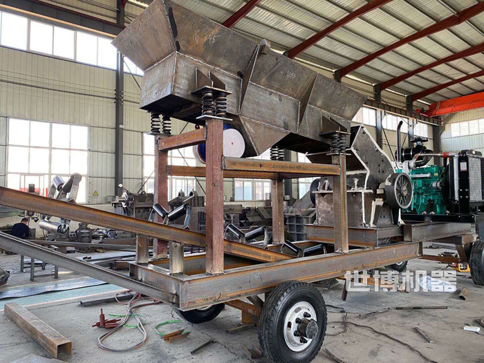 非電力移動石頭破碎機生產(chǎn)車間 非電力移動石頭破碎機生產(chǎn)車間