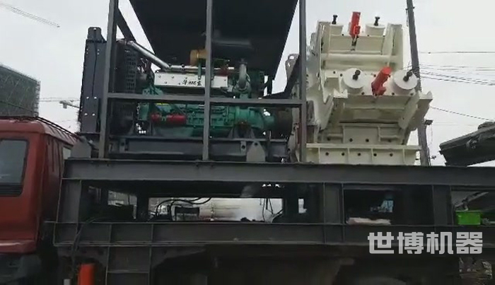 輪胎移動式破碎站 輪胎移動式破碎站