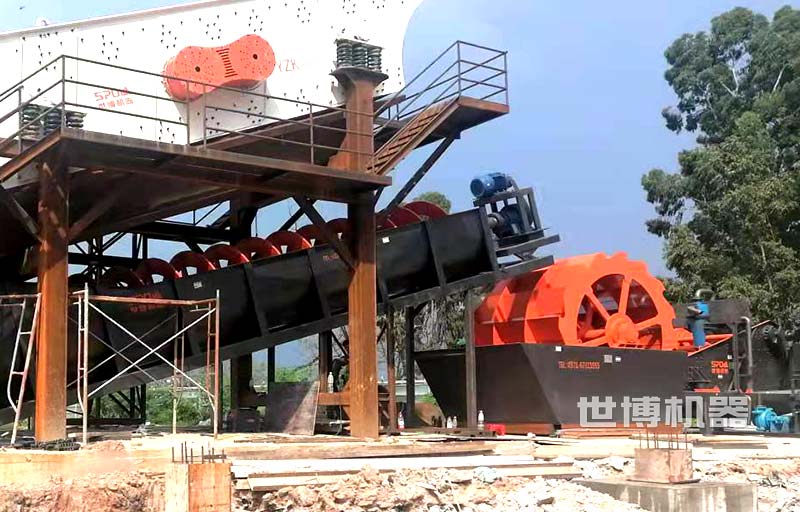 XSD3016洗砂機(jī)安裝現(xiàn)場(chǎng) XSD3016洗砂機(jī)安裝現(xiàn)場(chǎng)