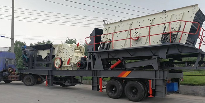 加長款石料破碎移動車 加長款石料破碎移動車