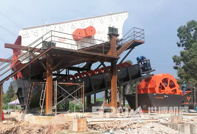 篩沙洗砂設(shè)備安裝現(xiàn)場(chǎng) 篩沙洗砂設(shè)備安裝現(xiàn)場(chǎng)