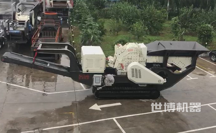 廢棄混凝土破碎機試機 廢棄混凝土破碎機試機