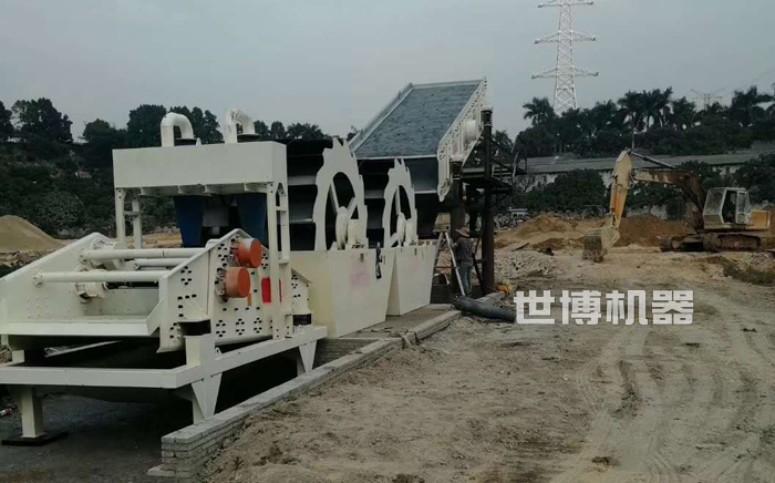 洗砂回收現(xiàn)場(chǎng) 洗砂回收現(xiàn)場(chǎng)