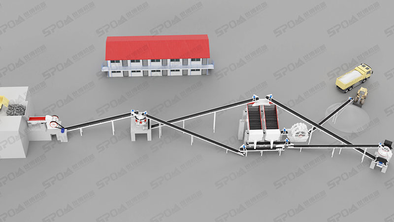 砂石生產(chǎn)線圖紙 砂石生產(chǎn)線圖紙