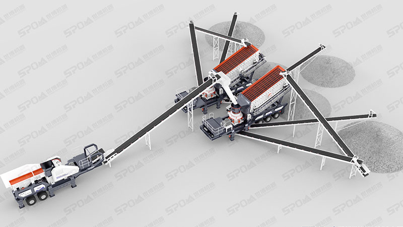 移動(dòng)式破碎站磕石子生產(chǎn)線 移動(dòng)式破碎站磕石子生產(chǎn)線