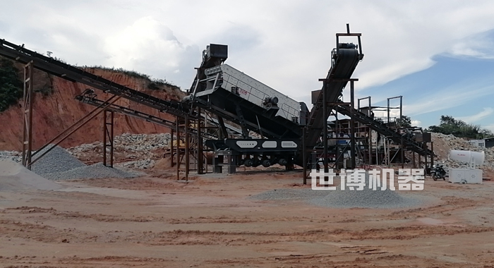 移動式的生產(chǎn)線可以生產(chǎn)石子石粉沙子 移動式的生產(chǎn)線可以生產(chǎn)石子石粉沙子