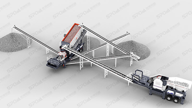移動(dòng)破碎生產(chǎn)線
