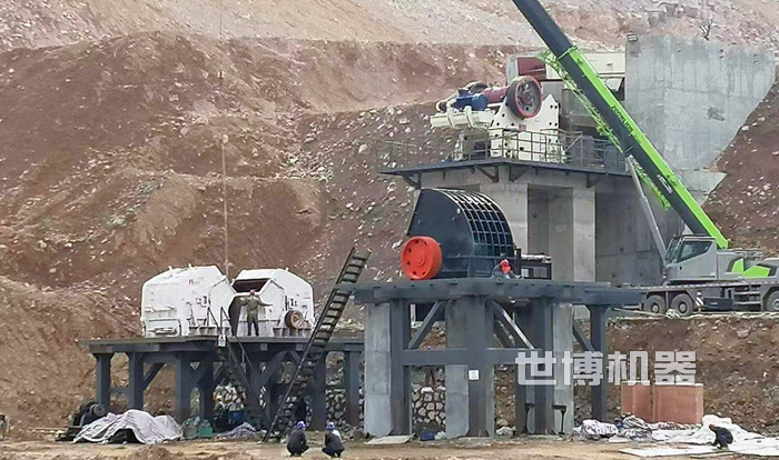 石子生產(chǎn)線安裝現(xiàn)場 石子生產(chǎn)線安裝現(xiàn)場