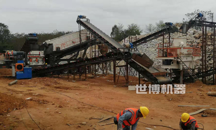 制砂生產(chǎn)線現(xiàn)場(chǎng)圖 制砂生產(chǎn)線現(xiàn)場(chǎng)圖