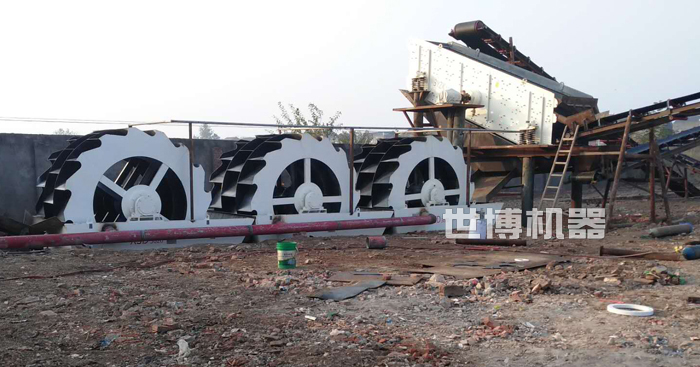 洗沙機(jī)安裝現(xiàn)場 洗沙機(jī)安裝現(xiàn)場