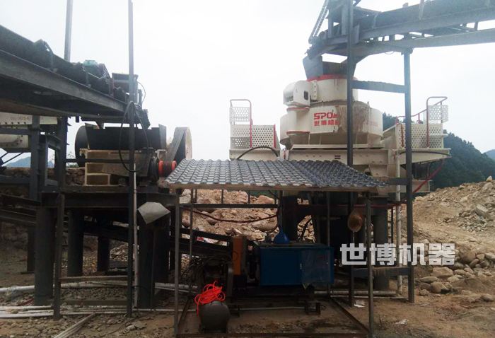 制砂機(jī)安裝現(xiàn)場 制砂機(jī)安裝現(xiàn)場