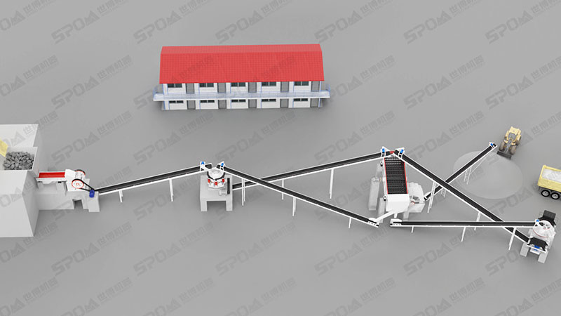 時(shí)產(chǎn)一百噸濕法制砂生產(chǎn)線 時(shí)產(chǎn)一百噸濕法制砂生產(chǎn)線