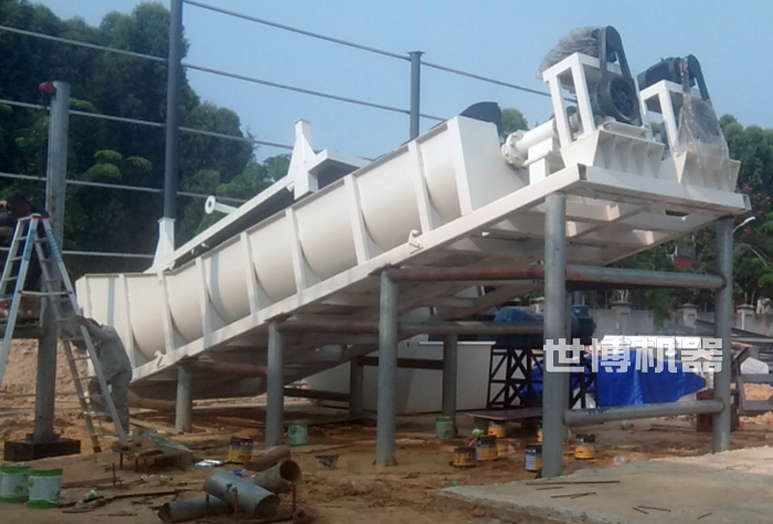 螺旋洗沙機安裝現(xiàn)場 螺旋洗沙機安裝現(xiàn)場