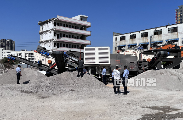 建筑垃圾破碎現(xiàn)場 建筑垃圾破碎現(xiàn)場