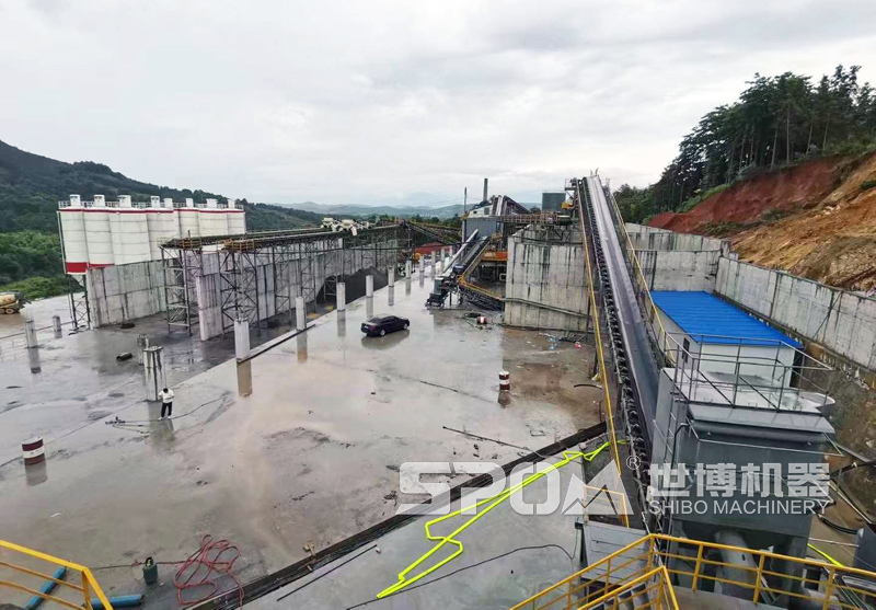 時產(chǎn)四百噸骨料生產(chǎn)線遠景 時產(chǎn)四百噸骨料生產(chǎn)線遠景