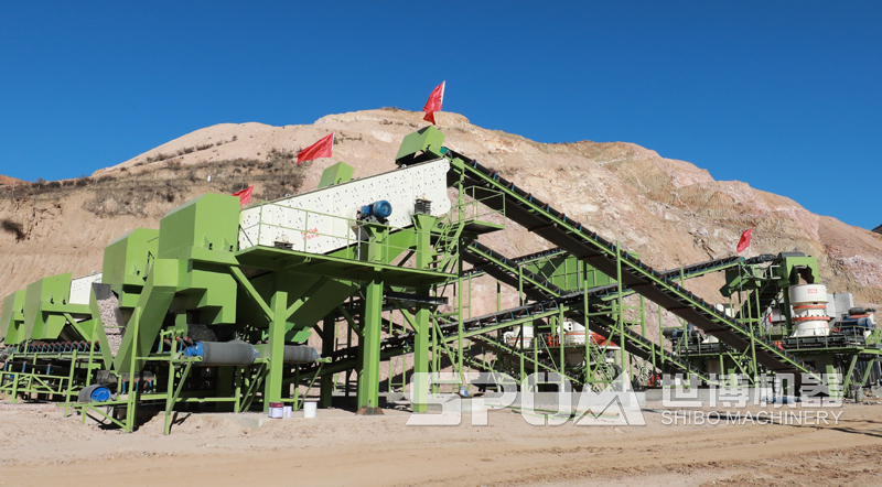 石子生產現(xiàn)場 石子生產現(xiàn)場