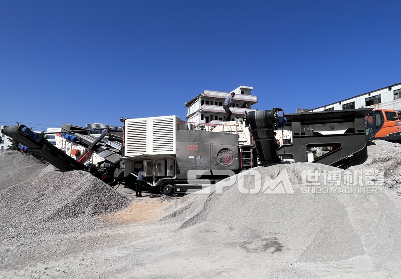 建筑垃圾制砂生產(chǎn)現(xiàn)場 建筑垃圾制砂生產(chǎn)現(xiàn)場