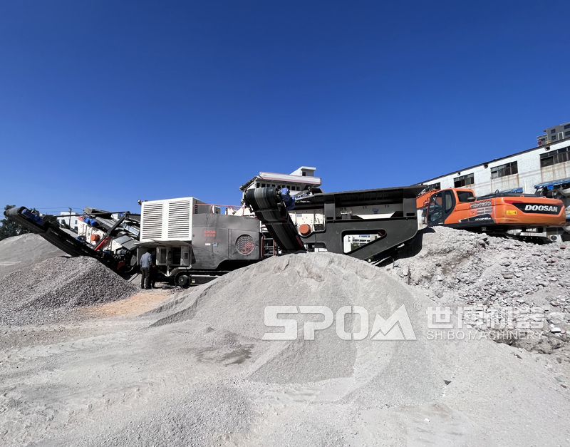 建筑垃圾渣土破碎車 建筑垃圾渣土破碎車