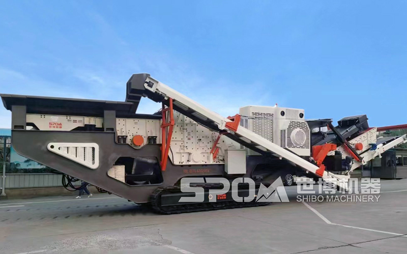 履帶反擊破，履帶大口移動(dòng)破碎站