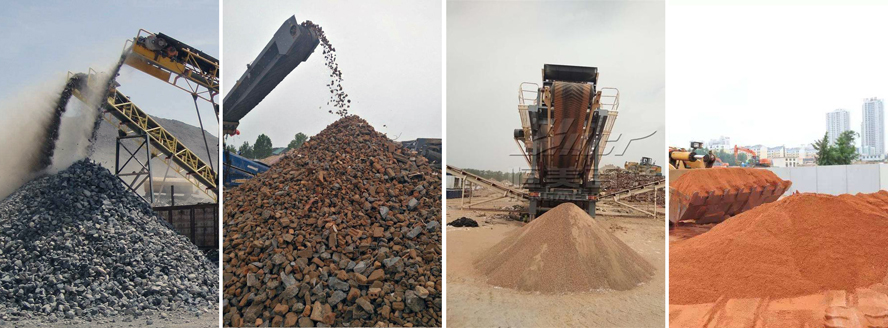 建筑垃圾粉碎現(xiàn)場 建筑垃圾粉碎現(xiàn)場