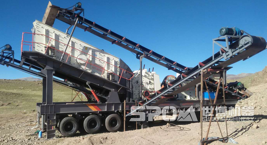 S-E57-PF1010移動破碎站工作現(xiàn)場 S-E57-PF1010移動破碎站工作現(xiàn)場