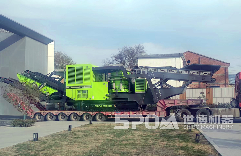 履帶式HP300圓錐破發(fā)貨了 履帶式HP300圓錐破發(fā)貨了