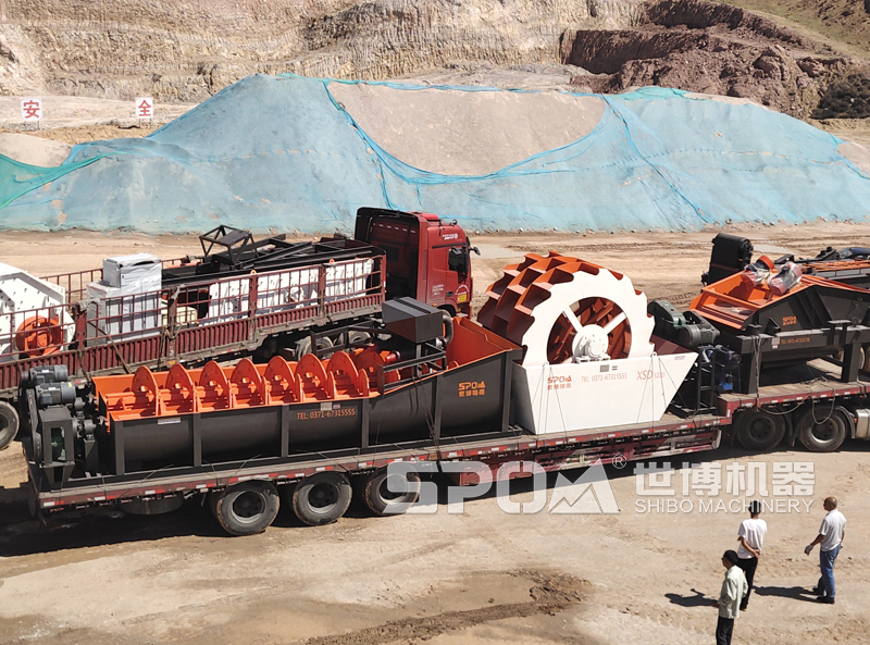 螺旋洗砂機客戶現(xiàn)場 螺旋洗砂機客戶現(xiàn)場